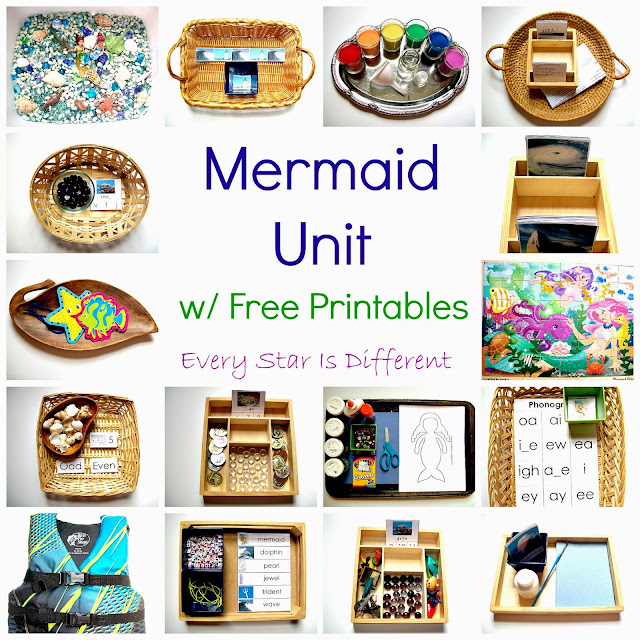 Mermaid Unit with Free Printables