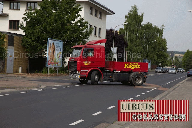 Camion Scania di Circus Krone 2013