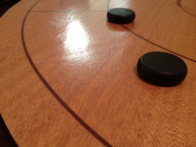 another closeup of Mayday Games Crokinole board