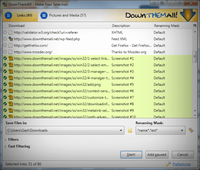 إضافة-DownThemAll-للتحميل-من-متصفح-فايرفوكس