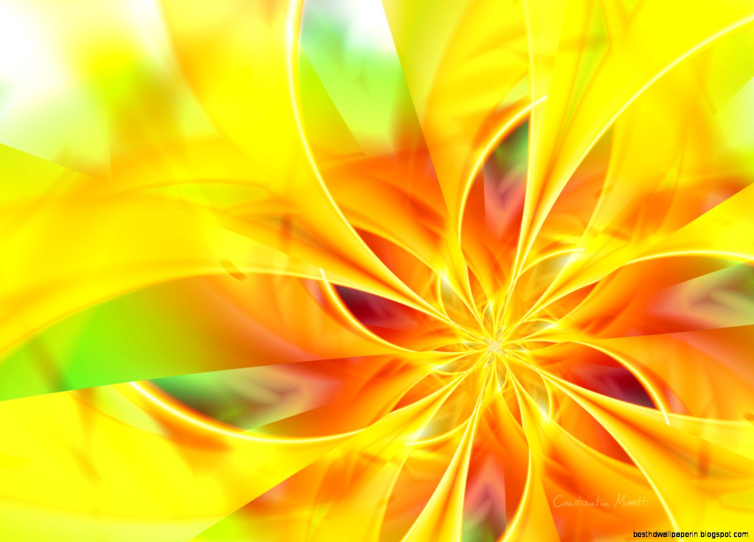 Cool Yellow Abstract