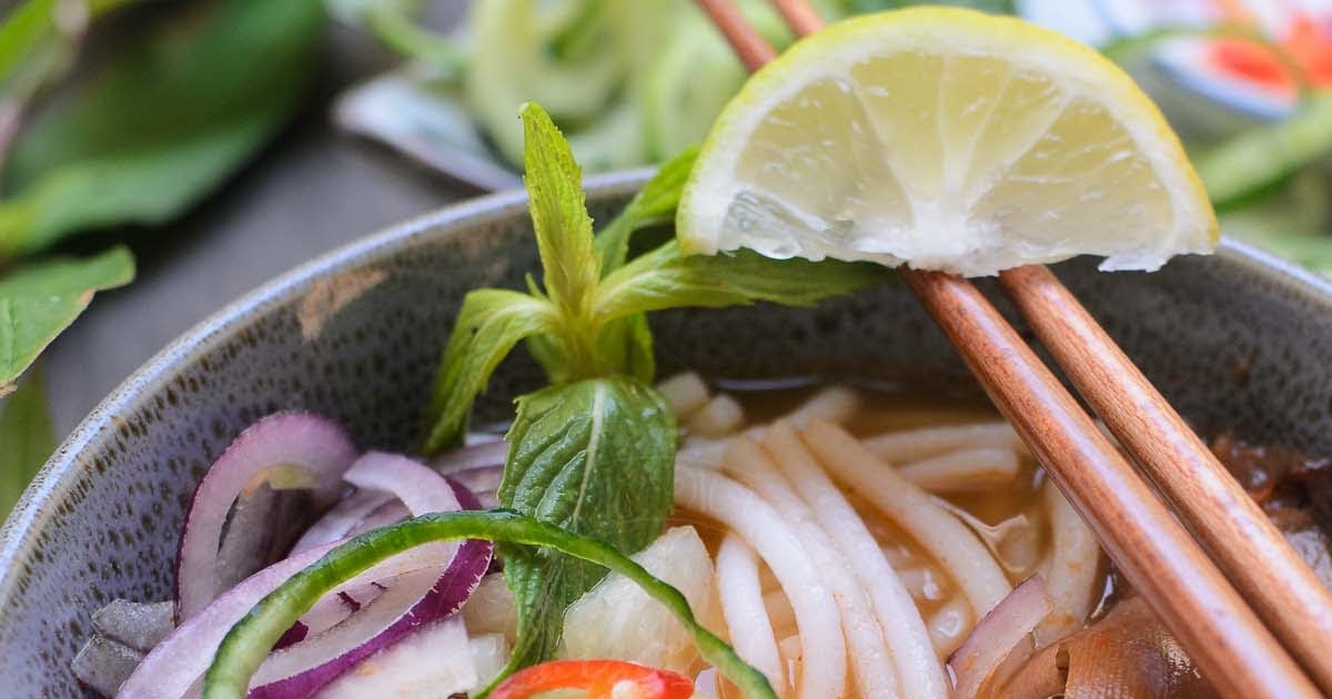 Rice Noodles in Asian Fish Soup / Asam Laksa Lisa's Lemony Kitchen
