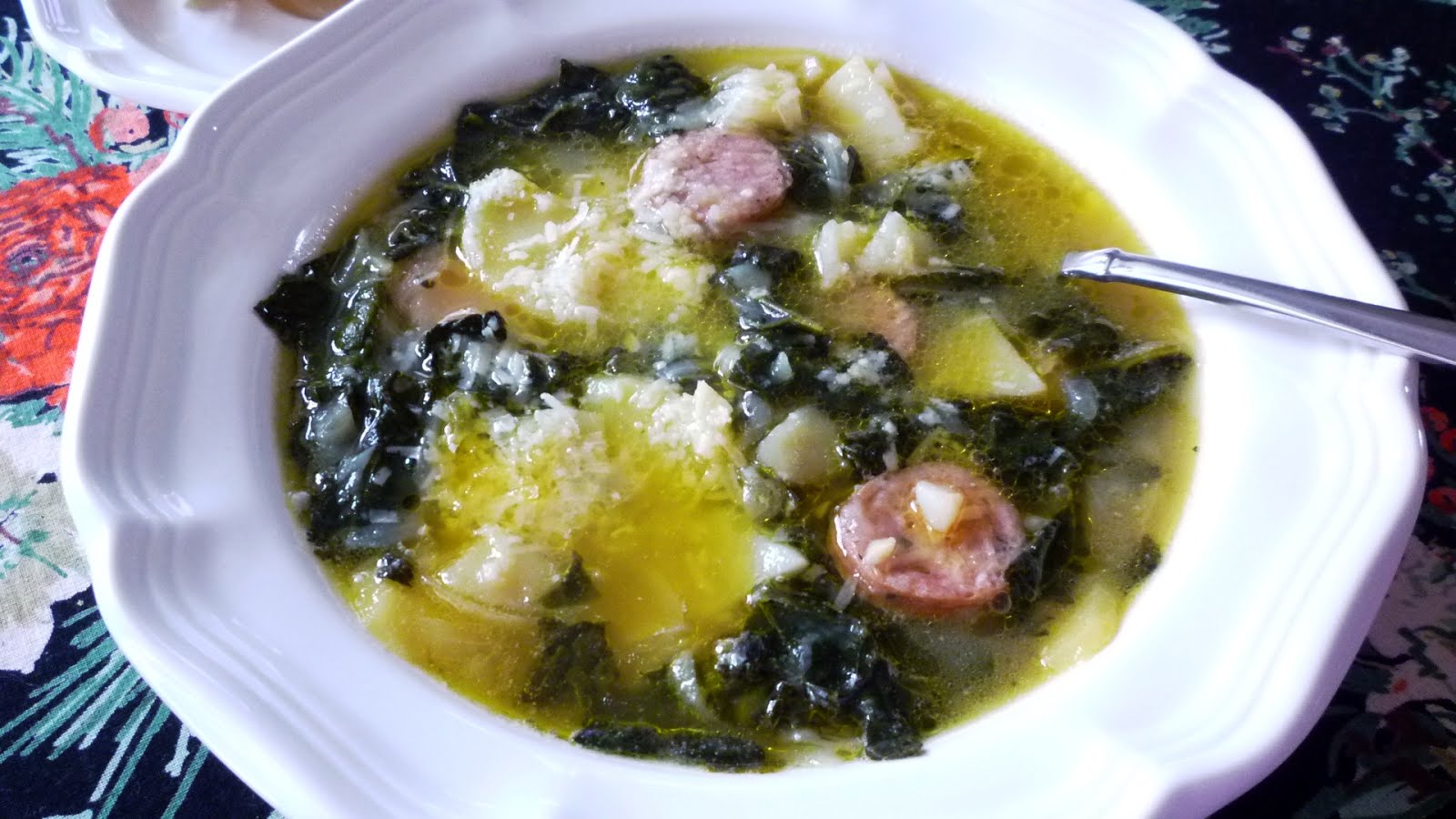 For Love of the Table: Kale & Potato Soup with Garlic Sausage