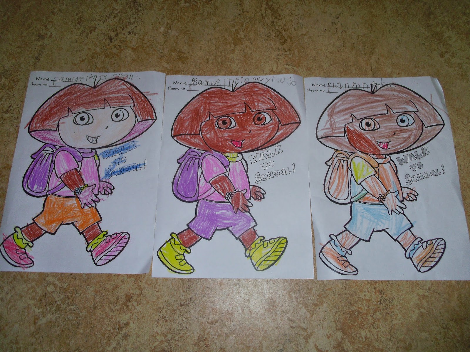 Art, Music and Drama Page: Green school's colouring competition