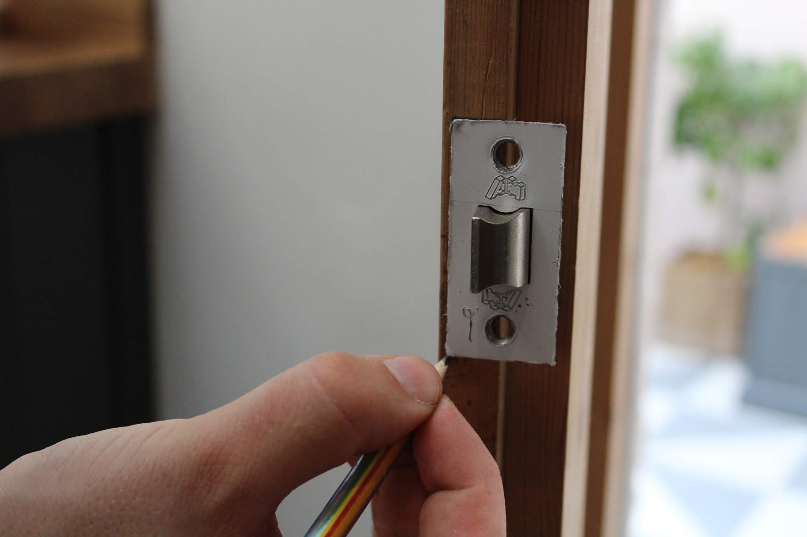 How to Fit a Rebated Door Latch on an Internal French Door Kezzabeth