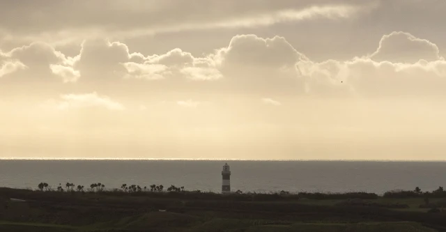 Clouds above the Old Head of Kinsale Lighthouse in Ireland