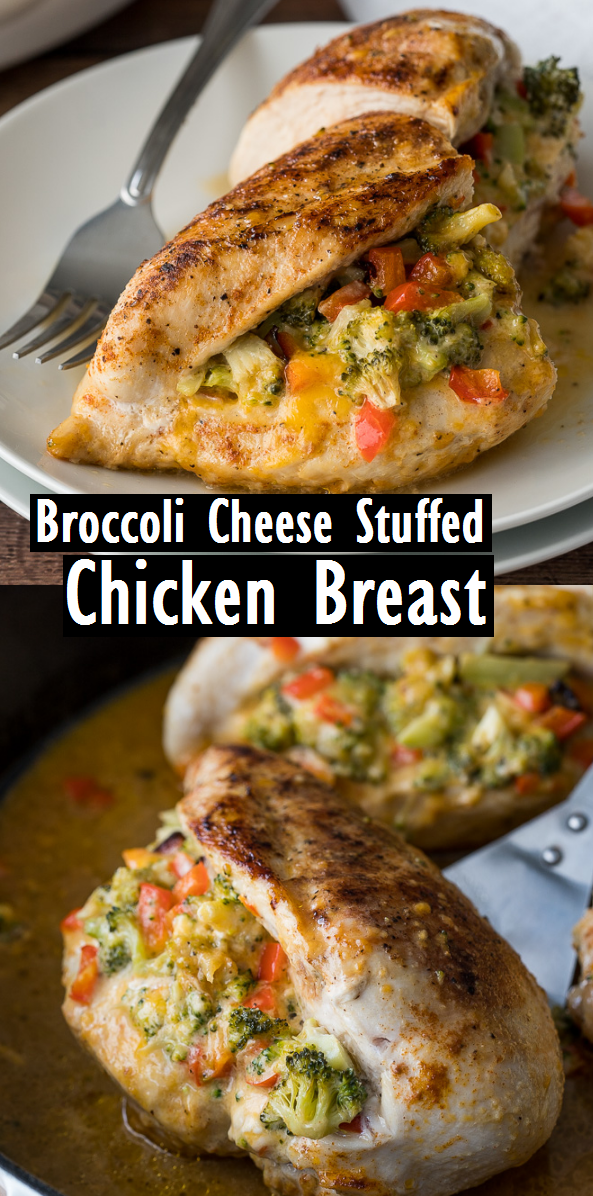 Broccoli Cheese Stuffed Chicken Breast INA Recipes Daily
