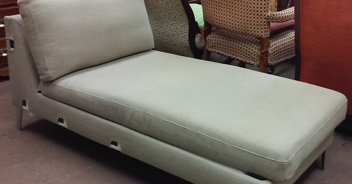 UHURU FURNITURE & COLLECTIBLES SOLD Beige IKEA Chaise Lounge 25