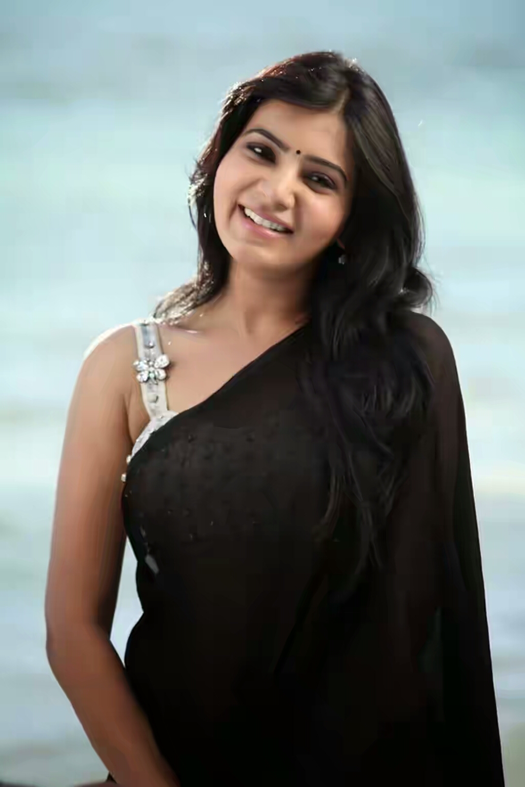 samantha ruth prabhu beautiful smiling images in saree until 2018