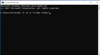 How to Delete a File/Folder Permanently using Command Prompt (cmd ...