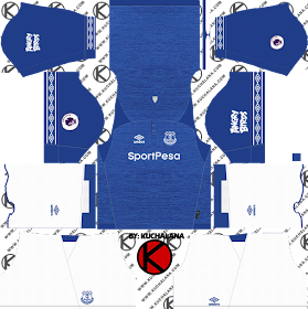 Everton FC 2018/19 Kit - Dream League Soccer Kits