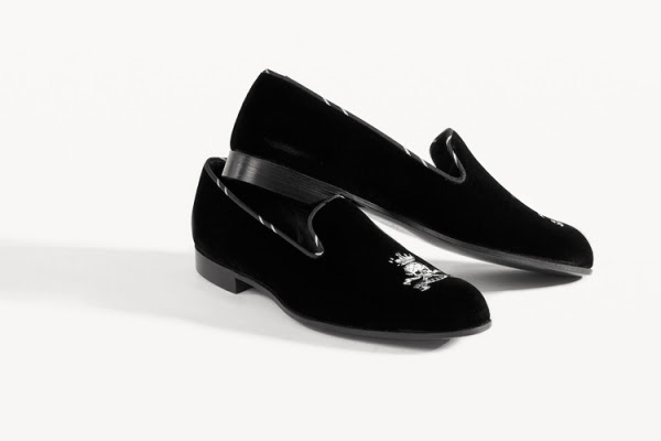 tuxedo slippers skulls and bones