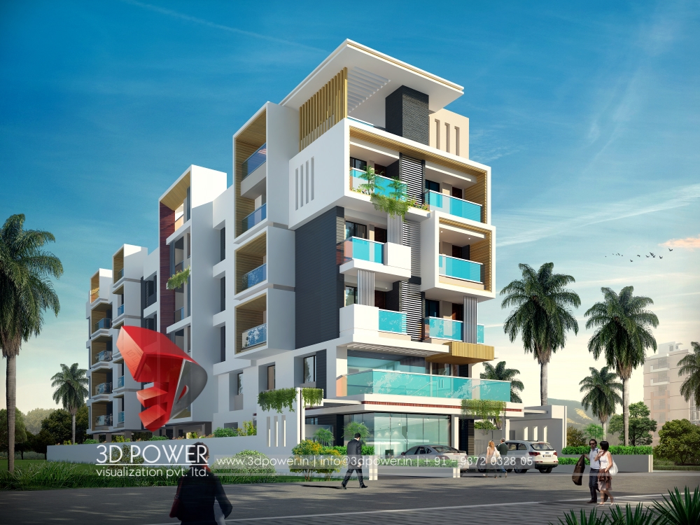 Apartment Design Elevation township apartments design | 3d rendering Apartment Design Elevation township apartments design | 3d rendering