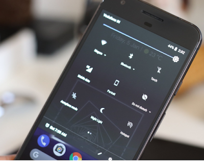 How to get dark theme in black on Android 8.1 Oreo 