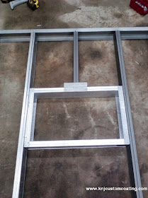 powder coating oven window frame