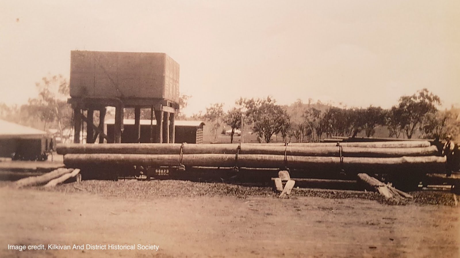 The History of Goomeri, Queensland Goomeri Railway Station and log