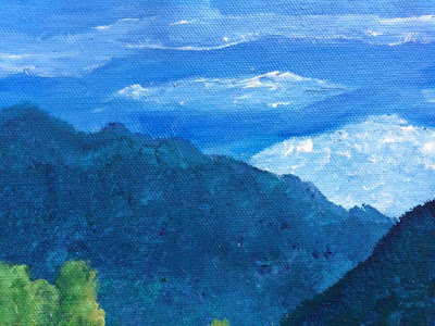 Yona Brodeur_Indian Himalayan Mountain Artwork by Traveling Landscape Artist