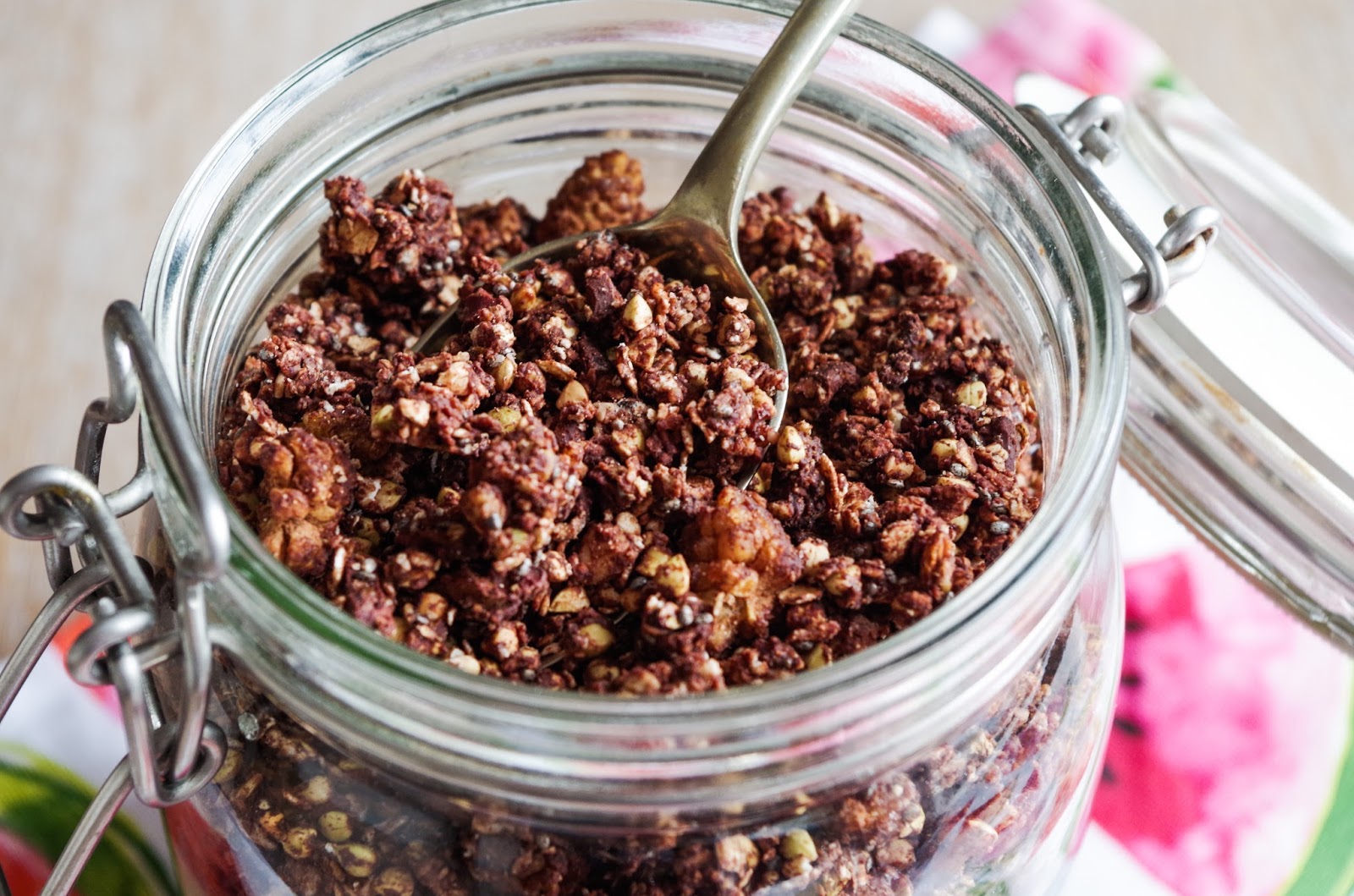 Chocolate Hazelnut Buckwheat Granola Euphoric Vegan