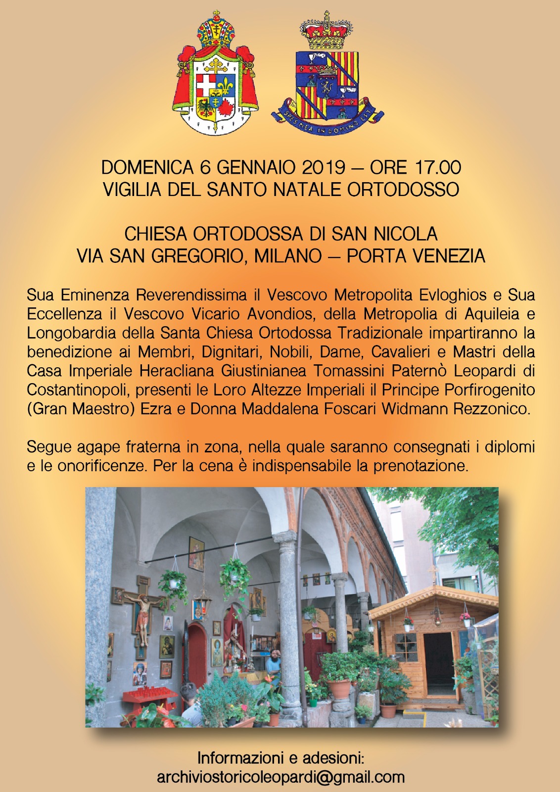 Natale Chiesa Ortodossa.Natale Ortodosso A Milano Domenica 6 Gennaio 2019