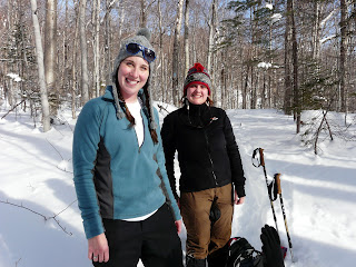 Jenny and I on our Pinkham Notch Snowshow