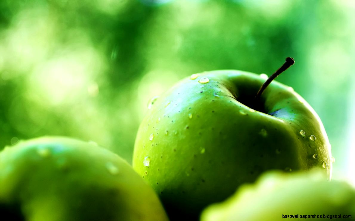 Hd green apple fruit tree hd wallpaper