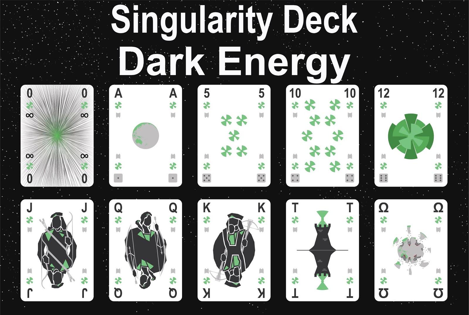 The Singularity Deck Second Edition Cosmos Full Set MTRoss Design
