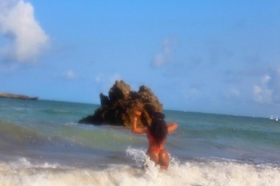 4 Life is a beach! Kenyan socialite Vera Sidika shows off her curvacious body in tiny bikini