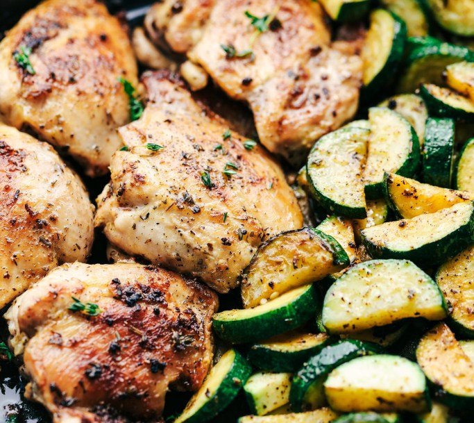BUTTERY GARLIC HERB CHICKEN WITH ZUCCHINI Hobbies Cooking