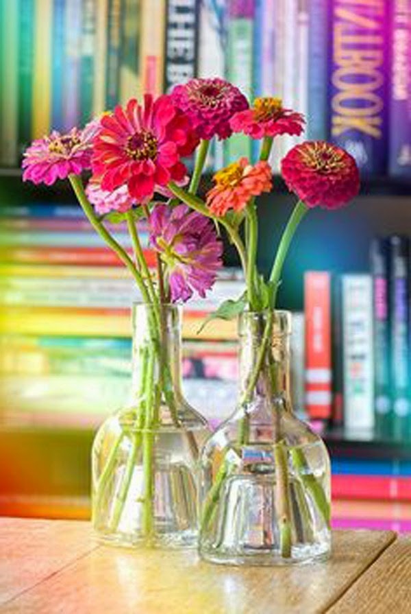 Cut flowers in enchanting decoration ideas