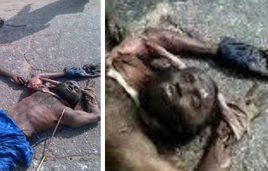 Boko haram impostor and leader Shekau's dead body