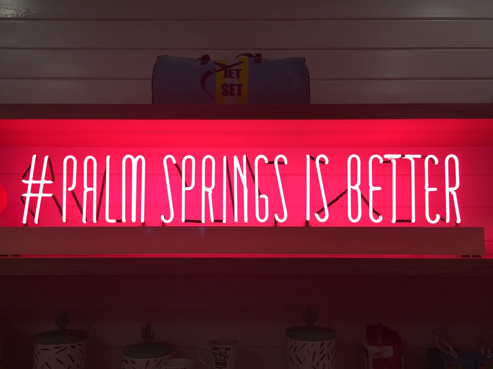 Palm Springs That Pink Door Palm Trees Pool Life