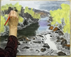 painting water moving pastel underpainting partners plenty tooth left