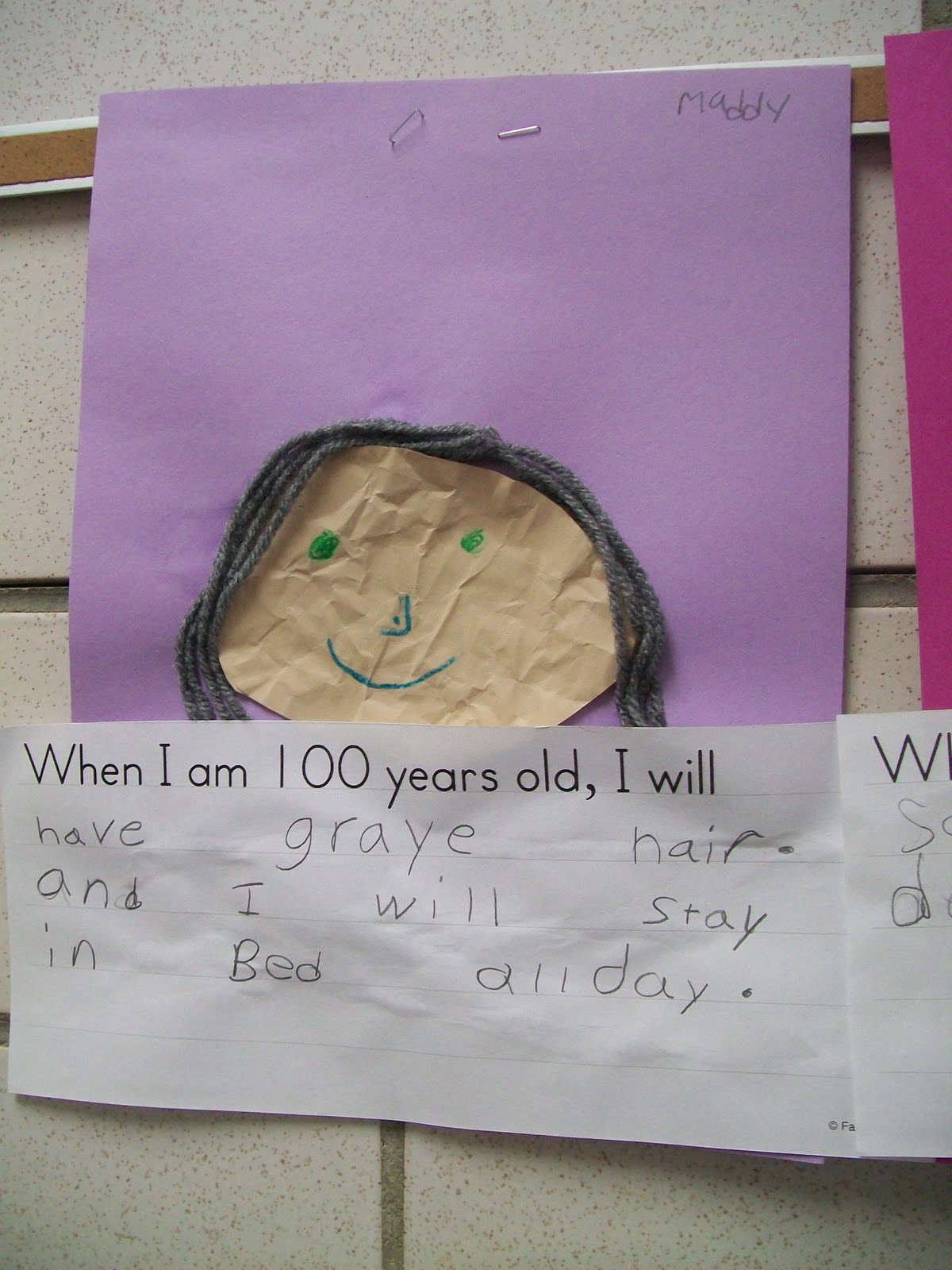 I Am The Years You Are The Stars First Grade Rock Stars: When I am 100 years old....