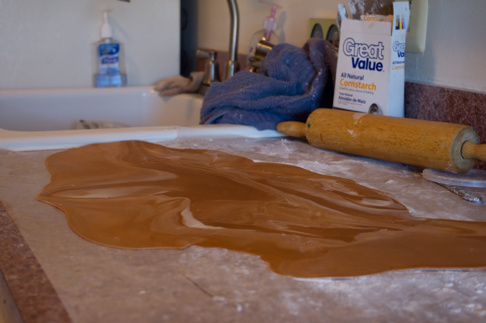 The Nibbling Baker Fondant Effects Wood grain