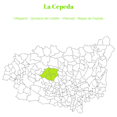 Mapa La Cepeda (León)