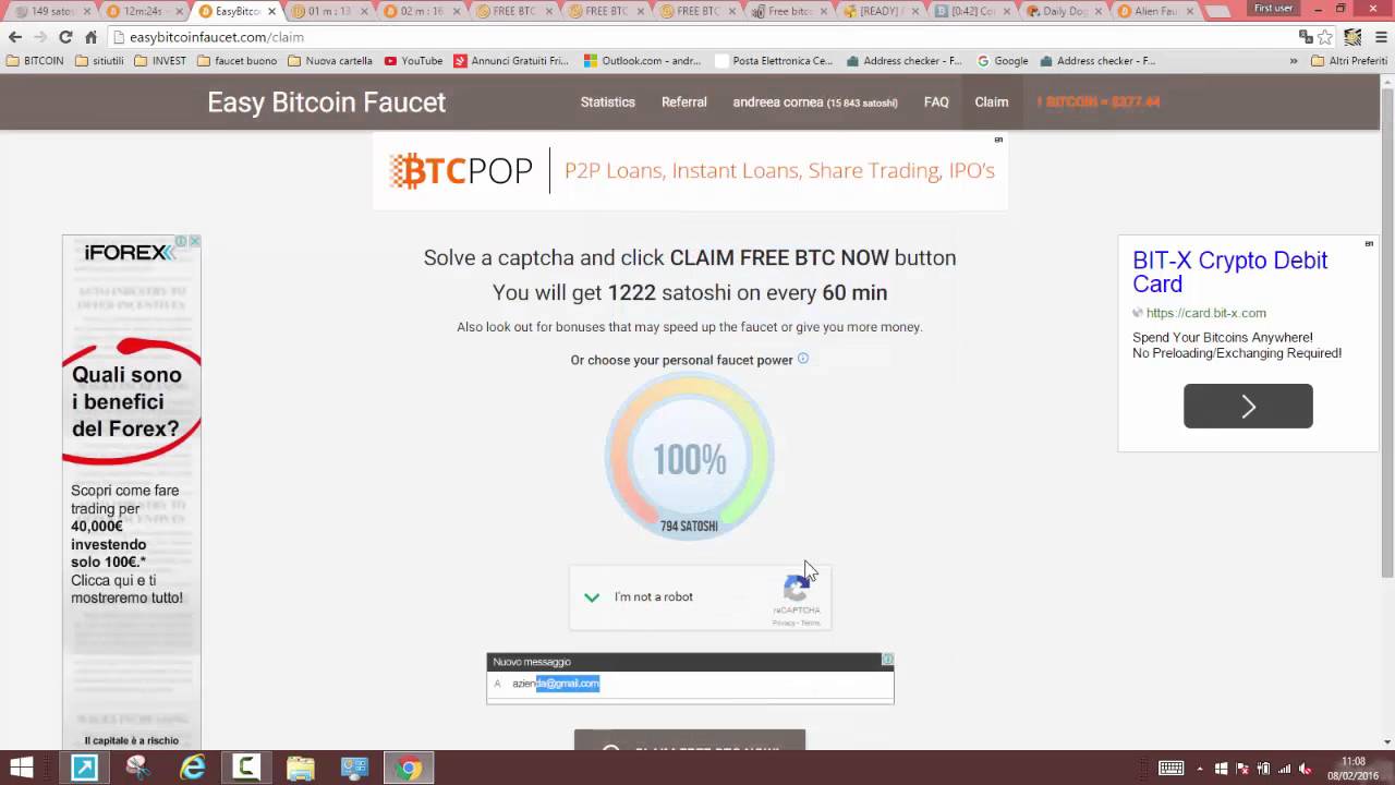 Ganar Bitcoin con Easy Bitcoin Faucet Bitcoin Venezuela