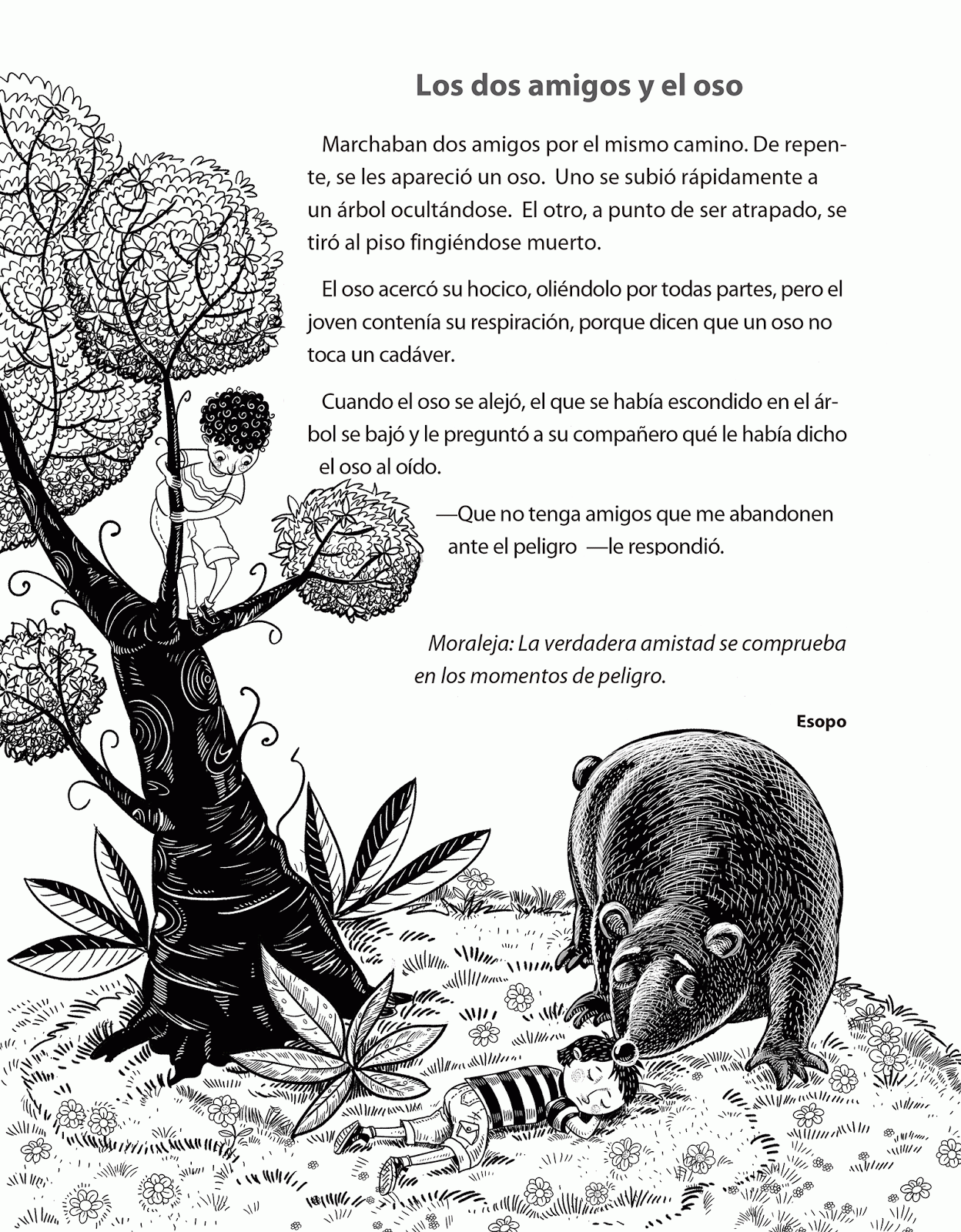 Ric-Rossi Blog: Los dos amigos y el Oso (Esopo)