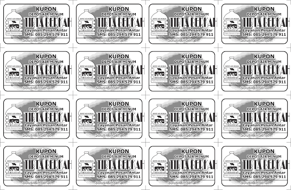 DESAIN KUPON GRATISAN DEPOT AIR MINUM DESAIN KUPON GRATISAN DEPOT AIR MINUM