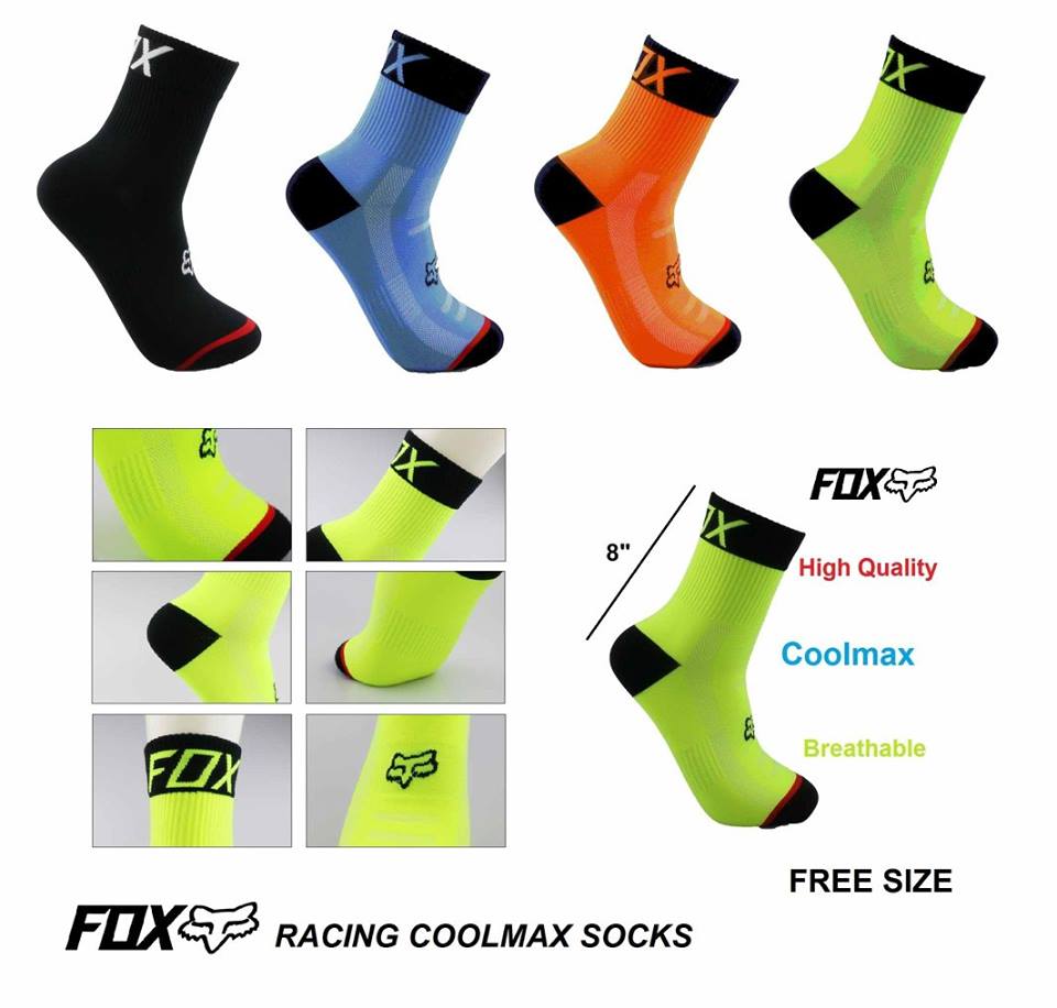 Fox Racing Coolmax Socks Cycling Outlets