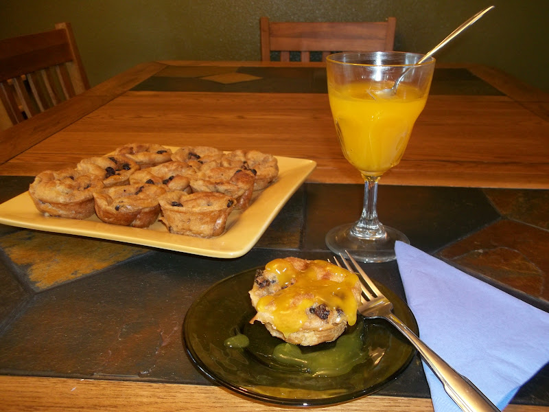 Cooking & Conversation Bread Pudding with Lemon Sauce