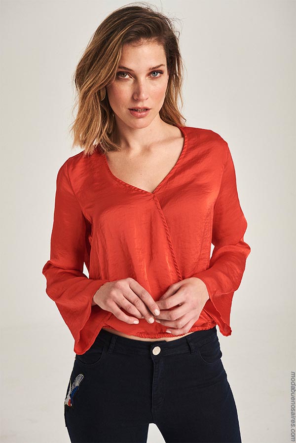 MODA INVIERNO 2022 Moda y Tendencias en Buenos Aires BLUSAS DE MODA PRIMAVERA VERANO 2019