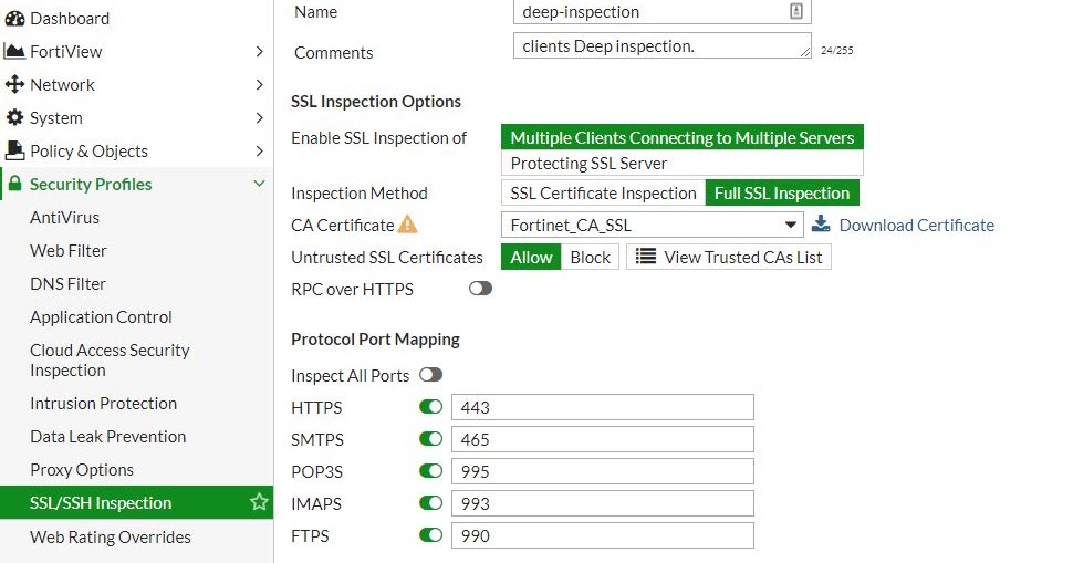 Pratik Bilişim Notları Fortigate DLP (Data Leak Prevention
