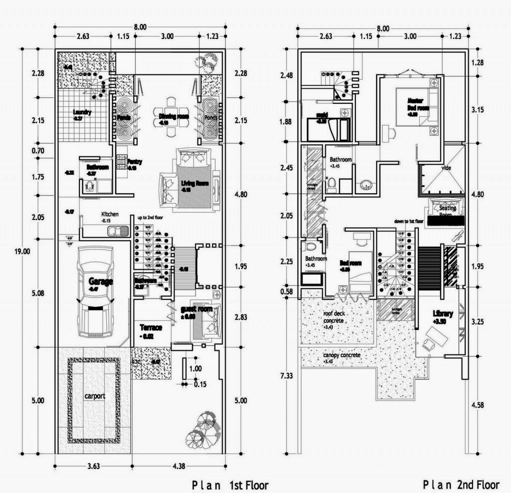 Desain Rumah  Minimalis  2  Lantai  10X12 Foto Desain Rumah  