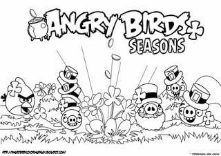 Angry Birds Halloween Coloring Pages To Enlarge The Colouring Page Click On Thumbnail Or Yellow Link At Corner Of