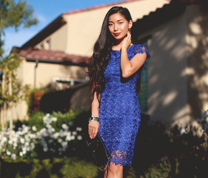 Stephanie Liu of Honey & Silk shares Holiday Soiree Style with Lulu*s! Click through to see where to wear this look.