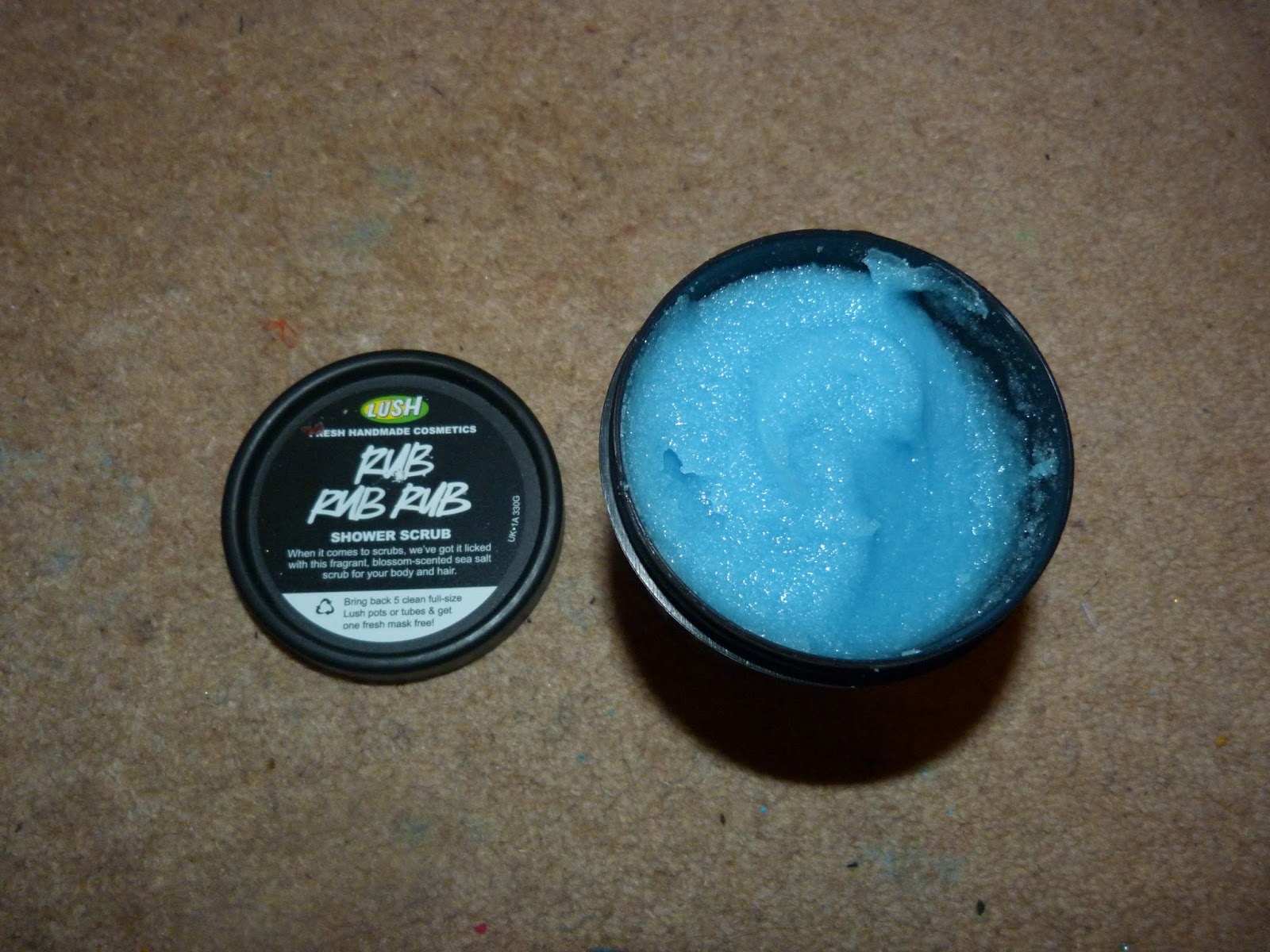The Makeup Junkie's Diary Lush Rub Rub Rub Shower Scrub