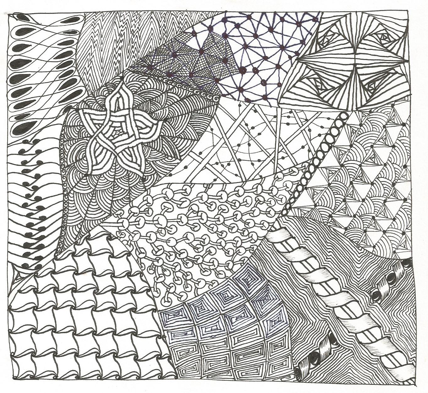 Journey Through Zentangle Art: New Tangle