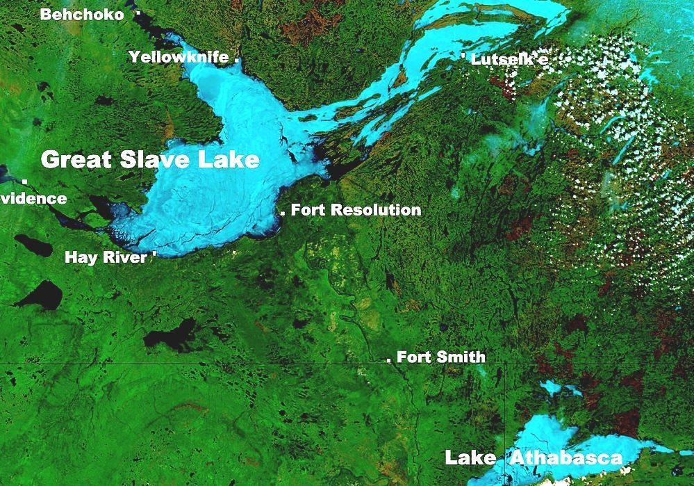 Great Slave Lake - Slave Lake Alberta