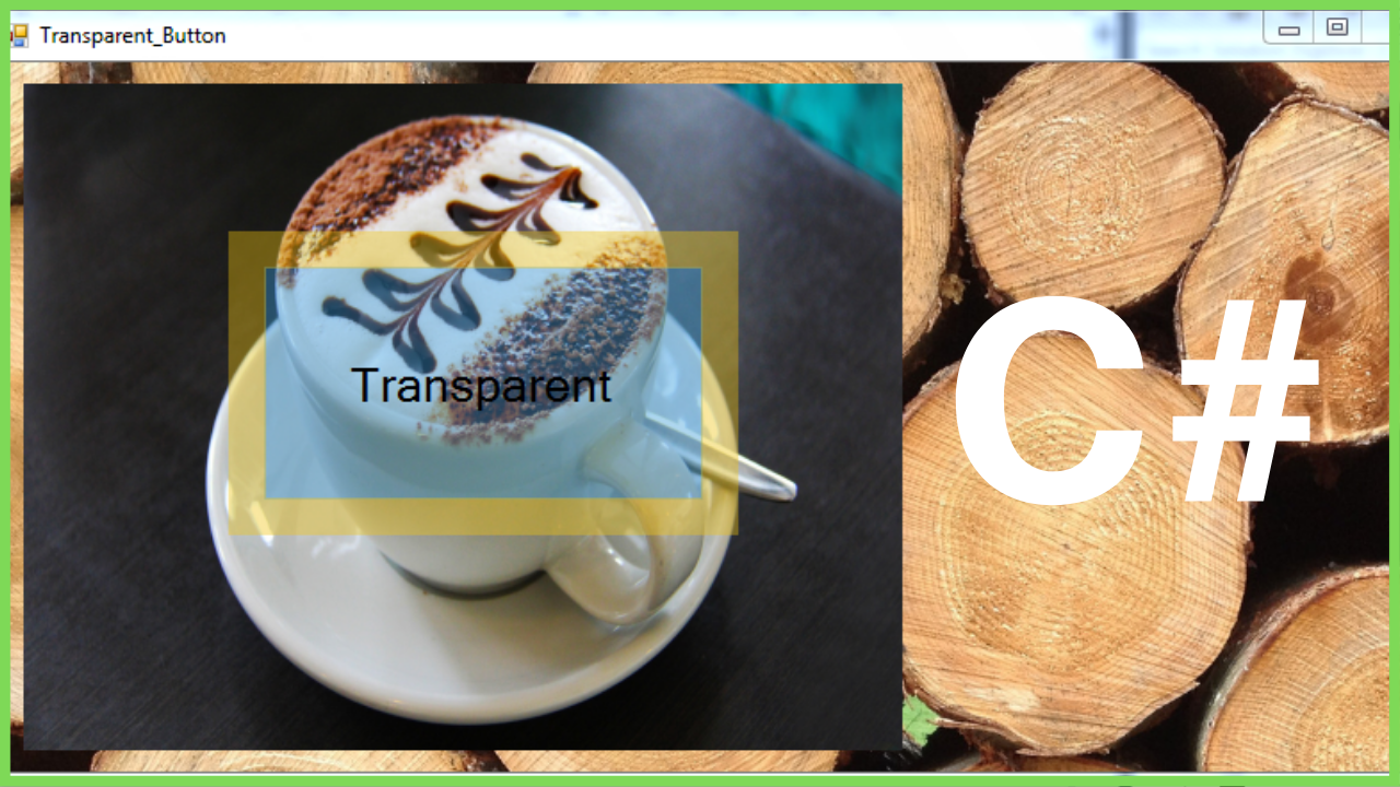 C Transparent Button C, JAVA,PHP, Programming ,Source Code