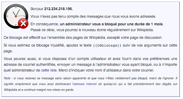Message Ministere De L Interieur Site Bloqué Site bloqué ministère de l'intérieur - Astucesinformatique